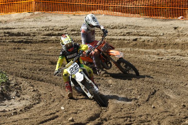Mikka Lindström ja Taavi Arkonsuo MX85. Mäntyharju MX-liiga 2026